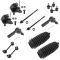 96-02 Toyota Corolla, 96-02 Chevy Geo Prizm Front & Rear Steering/Suspension Kit (12 Piece Set)