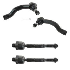 05-15 Nissan Frontier, Xterra, 05-12 Pathfinder Front Inner & Outer Tie Rod End Set of 4