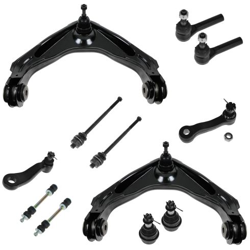 99-10 Chevy GMC 1500HD 2500 3500 Pickup SUV Front Steering & Suspension Kit (12 Piece)