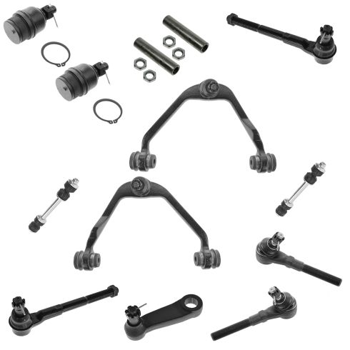 97-04 Ford Lincoln 2WD Front Steering & Suspension Kit (13 Piece)