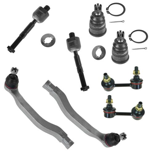 01-03 Acura 3.2CL; 99-03 3.2TL; 98-02 Honda Accord Front Steering & Suspension Kit (8 Piece)