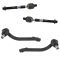 07-12 Hyundai Santa Fe; 11-13 Kia Sorento Inner & Outer Tie Rod End Set of 4