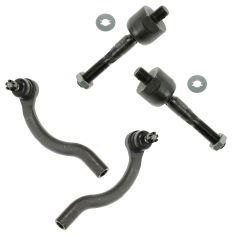 03-07 Honda Accord 3.0L V6 Inner & Outer Tie Rod End Set of 4
