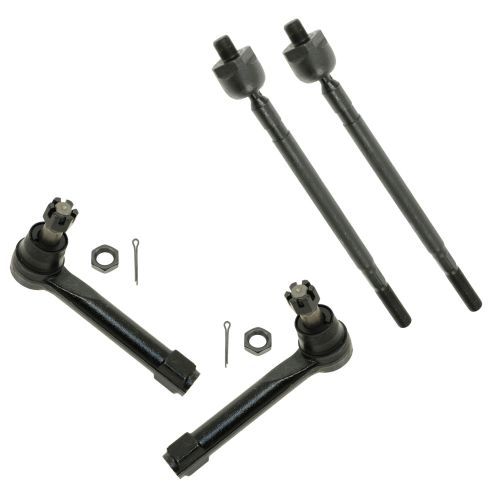 04-09 Nissan Quest Inner & Outer Tie Rod End Set of 4