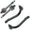 07-12 Hyundai Elantra; 10-13 Kia Forte Inner & Outer Tie Rod End Set of 4