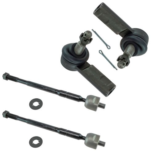 05-15 Toyota Tacoma 2WD Inner & Outer Tie Rod End Set of 4