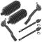 99-05 Suzuki Grand Vitara 02-06 XL-7 6 Piece Inner & Outer Tie Rod Set w/Boots