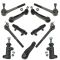 96-02 Chevy Express GMC Savana 11 Piece Front Steering & Suspension Kit