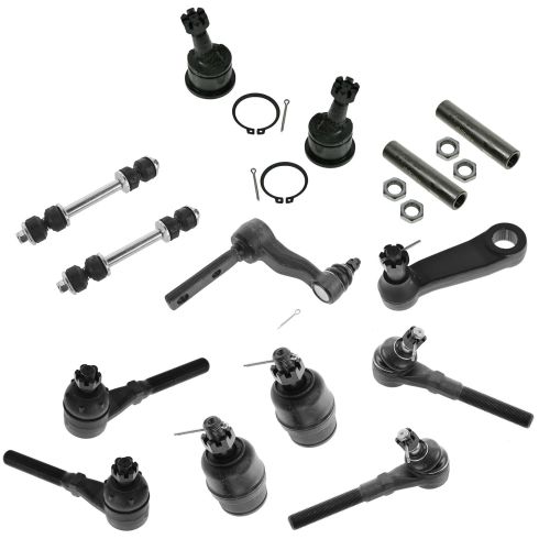 97-04 Ford F150 F250 Expedition; 98-02 Navigator w/4WD 14 Piece Steering & Suspension Kit