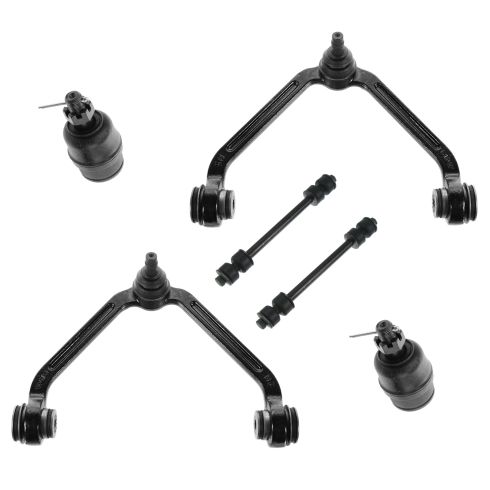 1995-11 Explorer Ranger Mountaineer Control Arm Ball Joint Sway Link Suspension Kit (6pc)