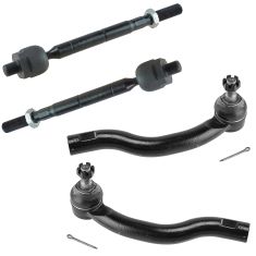 08-13 Nissan Rogue; 14-15 Rogue Select Front Inner & Outer Tie Rod End Kit (Set of 4)