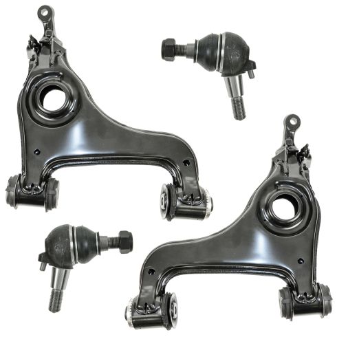 96-02 Mercedes Benz E Class RWD Front Lower Control Arm with Ball Joint Kit (4 Piece)