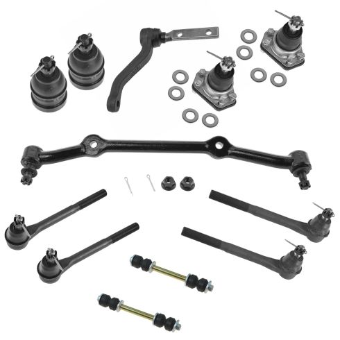 96-05 GM Mid Size Pickup SUV 2WD Front Steering & Suspension Kit (12 Piece)