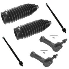 05-10 Cobalt; 05-06 Pursuit; 07-09 G5; 03-07 Ion Inner & Outer Tie Rod w/ Bellow Kit (Set of 6)