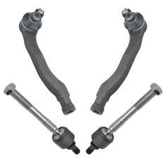 90-93 Acura Integra Front Inner & Outer Tie Rod End Kit (Set of 4)