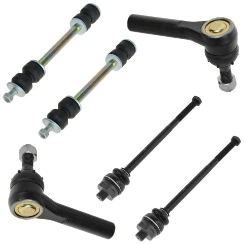 2 FRONT INNER TIE ROD END FOR CHEVROLET TAHOE 15-16