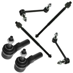 05-10 Chrysler 300; 08-11 Challenger; 06-10 Charger; 05-08 Magnum RWD Tie Rod & Sway Link Kit (6pc)
