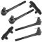 96-05 GM Mid Size Pickup 2WD Inner & Outer Tie Rod & Adjuster Sleeve Kit (Set of 6)