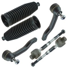 08-13 Nissan Rogue; 14-15 Rogue Select Front Inner & Outer Tie Rod & Bellow Kit (Set of 6)