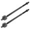 96-00 Dodge Chrysler Plymouth Minivan Front Inner & Outer Tie Rod End & Bellow Kit (Set of 6)