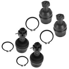 80-96 Ford Bronco F150 F250 Front Upper & Lower Ball Joint Set of 4