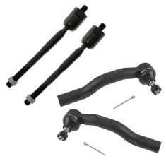 04-06 Camry; 04-08 Solara Inner & Outer Tie Rod End Set of 4