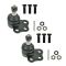 00-02 Dodge Ram 2500, 3500 2WD Upper & Lower Ball Joint Set of 4