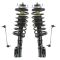 93-97 Volvo 850; 98-04 70 Series Front Complete Strut & Sway Bar Link Kit (Set of 4)