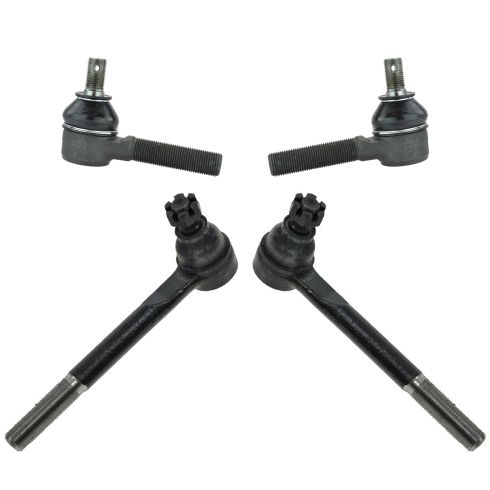 84-95 Toyota Pickup Truck 2WD Inner & Outer Tie Rod End Set of 4