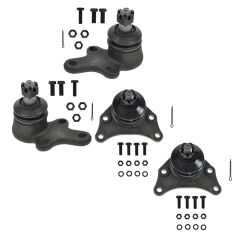 89-95 Toyota Pickup 2WD Upper & Lower Ball Joint Set of 4