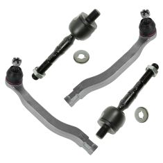 98-02 Honda Accord 3.0L Inner & Outer Tie Rod End Set of 4