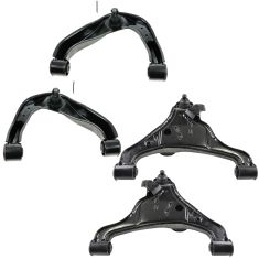 05-12 Frontier; Pathfinder; Xterra Front Upper & Lower Control Arm with Ball Joint Set of 4