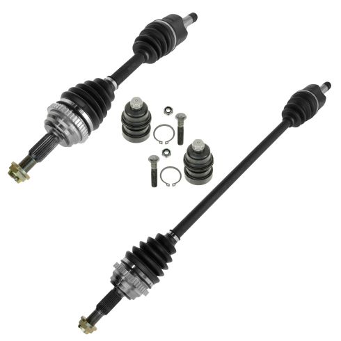 00-01 Dodge, Plymouth Neon w/AT (exc Turbo) Front CV Axle Shaft w/Lower Ball Joint Kit (Set of 4)