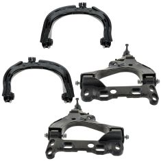 04-07 GM, Saab Mid Size SUV Front Upper & Lower Control Arm Set of 4