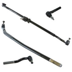 07-16 Jeep Wrangler Inner & Outer Tie Rod End Set of 4