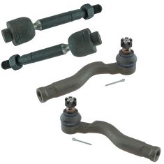 08-16 Sequoia; 07-16 Tundra Inner & Outer Tie Rod End Set of 4