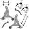 01-07 S60; 01-07 V70 Front Rear Steering & Suspension Kit (10 Piece)