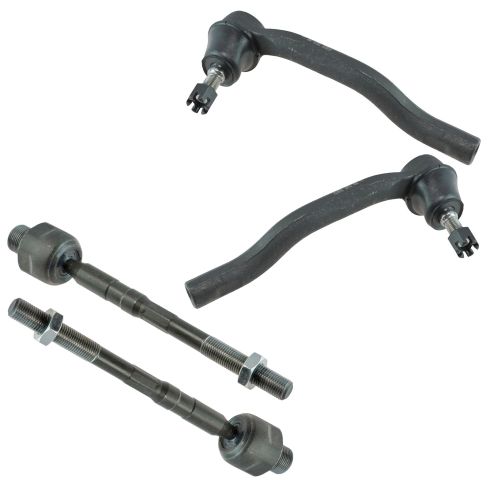 07-15 Mazda CX-9 Inner & Outer Tie Rod End Set of 4