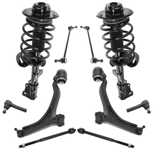 Front Pair Complete Struts Assembly Shock Coil Spring Assembly Kit fit for 04-08 Chrysler Pacifica 172130L-172130R 