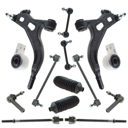 05-07 Ford Five Hundred; Mercury Montego Front & Rear Steering & Suspension Kit (12 Piece)