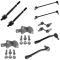 06-14 Kia Sedona; 07-08 Hyundai Entourage 10 Front & Rear Piece Steering & Suspension Kit