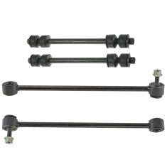 97-02 Expedition; 98-02 Navigator Front & Rear Sway Bar End Link Kit (4 Piece)