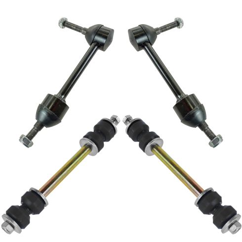 95-97 Crown Victoria; Grand Marquis; Towncar Front & Rear Sway Bar End Link Kit (4 Piece)