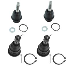 09-12 Ram 1500 4WD Upper & Lower Ball Joint Set of 4