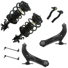 07-12 Nissan Sentra 8 Piece Front Steering and Suspension Kit