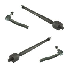 04-09 Toyota Prius Front Inner & Outer Tie Rod End Kit (Set of 4)