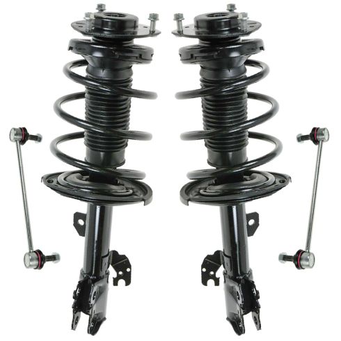 FRONT QUICK STRUT SPRING SHOCK PAIR FOR 07-11 TOYOTA CAMRY AVALON ES350 