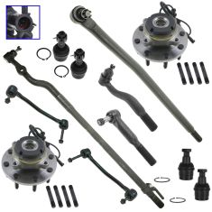 99-02 Ford F250, F350; 00-02 Excursion 4WD Steering & Suspension Kit (12pc)
