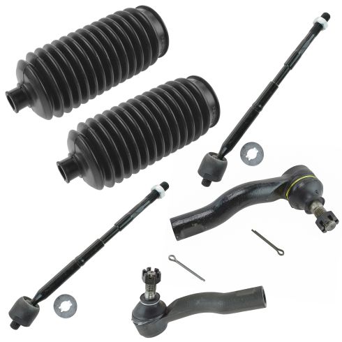 05-10 Scion TC Inner & Outer Tie Rod End & Bellow Kit (Set of 6)