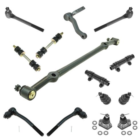 78-96 Buick, 94-96 Chevy, 78-92 Olds 14 Piece Steering & Suspension Kit